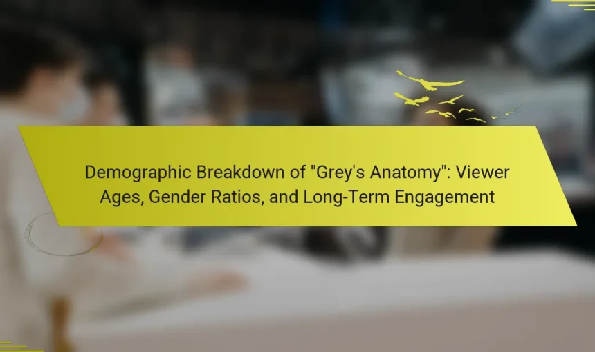 Demographic Breakdown of “Grey’s Anatomy”: Viewer Ages, Gender Ratios, and Long-Term Engagement