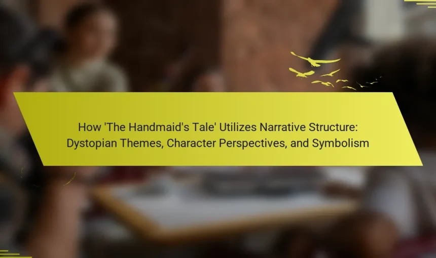 How ‘The Handmaid’s Tale’ Utilizes Narrative Structure: Dystopian Themes, Character Perspectives, and Symbolism