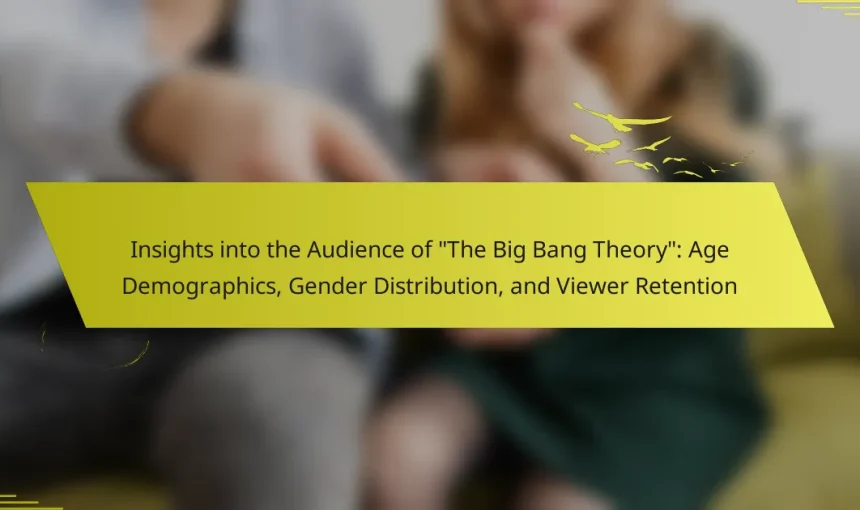 Insights into the Audience of “The Big Bang Theory”: Age Demographics, Gender Distribution, and Viewer Retention