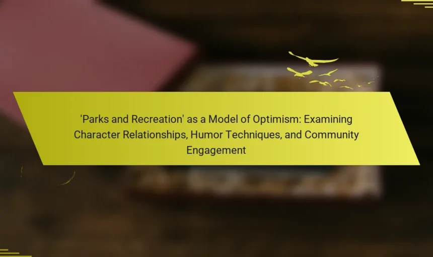 ‘Parks and Recreation’ as a Model of Optimism: Examining Character Relationships, Humor Techniques, and Community Engagement