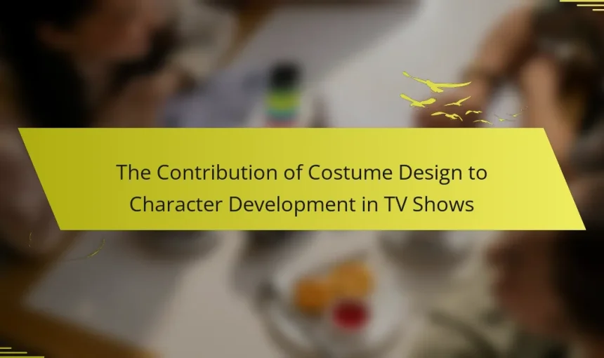 The Contribution of Costume Design to Character Development in TV Shows