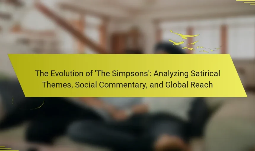 The Evolution of ‘The Simpsons’: Analyzing Satirical Themes, Social Commentary, and Global Reach