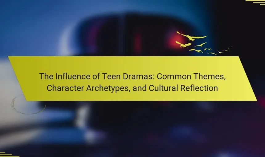 The Influence of Teen Dramas: Common Themes, Character Archetypes, and Cultural Reflection