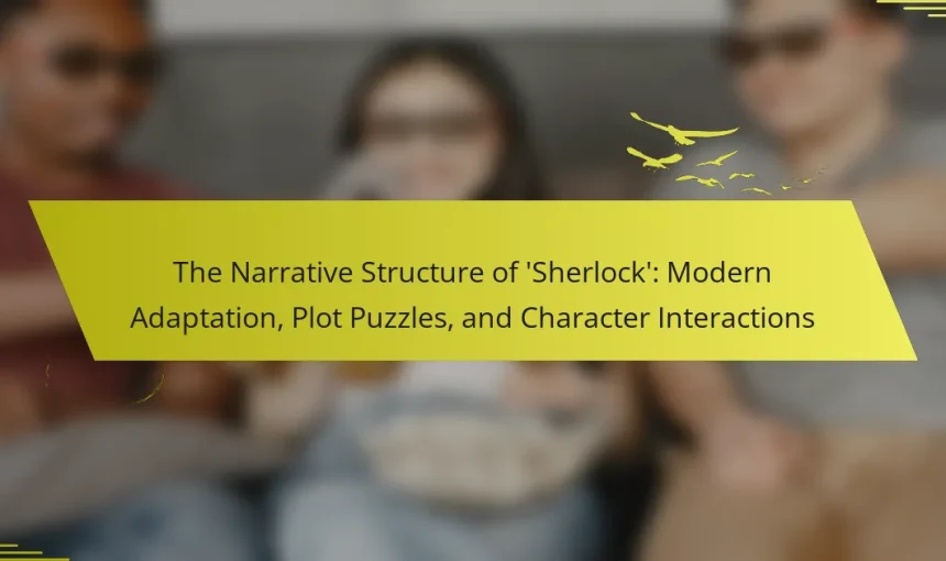 The Narrative Structure of ‘Sherlock’: Modern Adaptation, Plot Puzzles, and Character Interactions