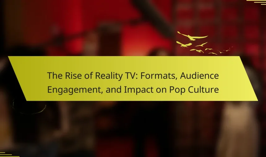 The Rise of Reality TV: Formats, Audience Engagement, and Impact on Pop Culture