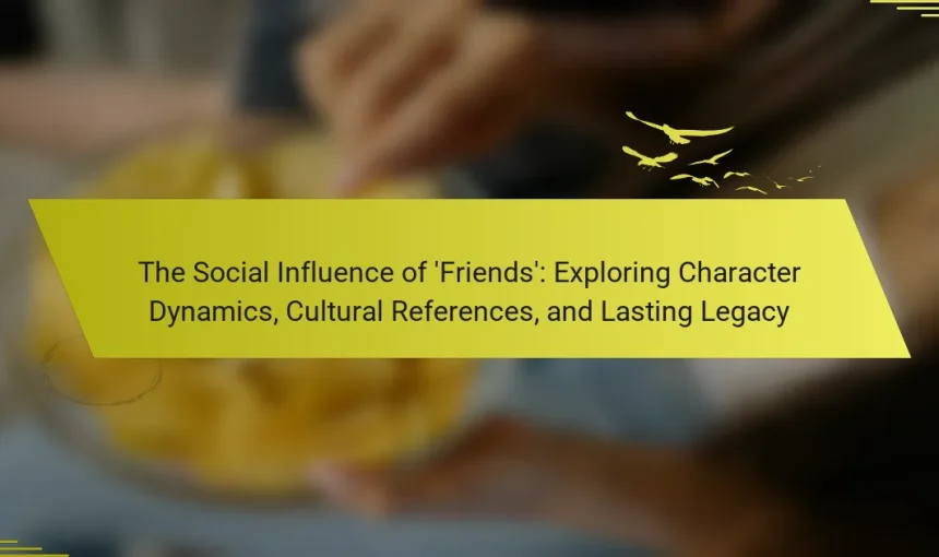 The Social Influence of ‘Friends’: Exploring Character Dynamics, Cultural References, and Lasting Legacy