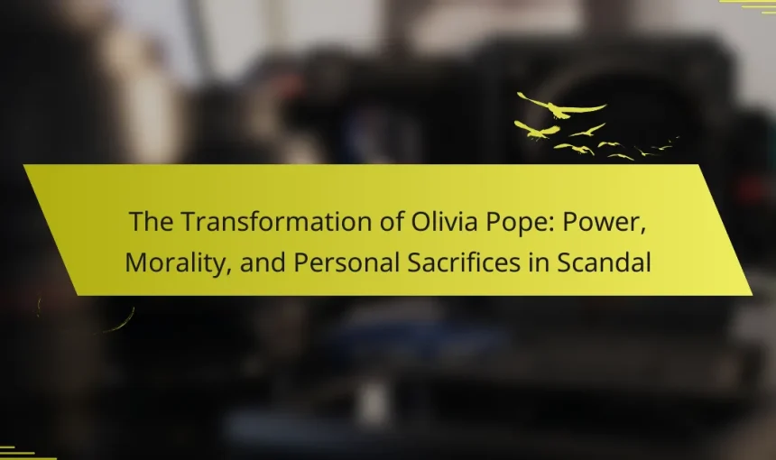 The Transformation of Olivia Pope: Power, Morality, and Personal Sacrifices in Scandal