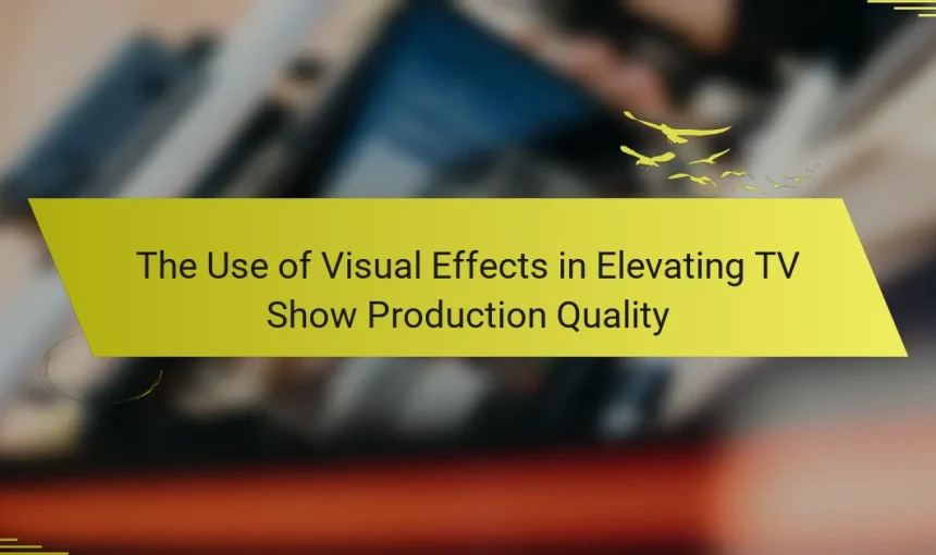 The Use of Visual Effects in Elevating TV Show Production Quality